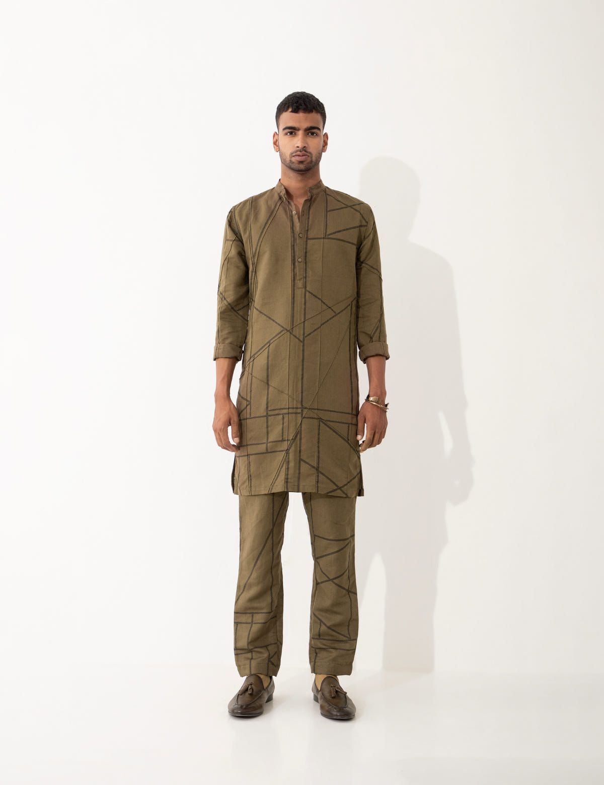 ED PIPELINE KURTA - BROWN - image 6