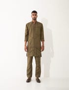 ED PIPELINE KURTA - BROWN view 6