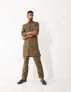 ED PIPELINE KURTA - BROWN view 7