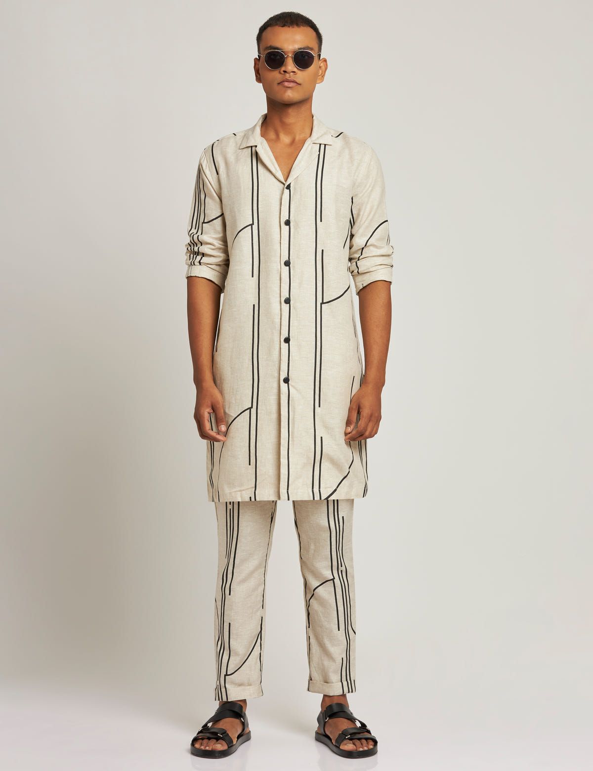 ATTUR KURTA TRACKS - IVORY - image 1