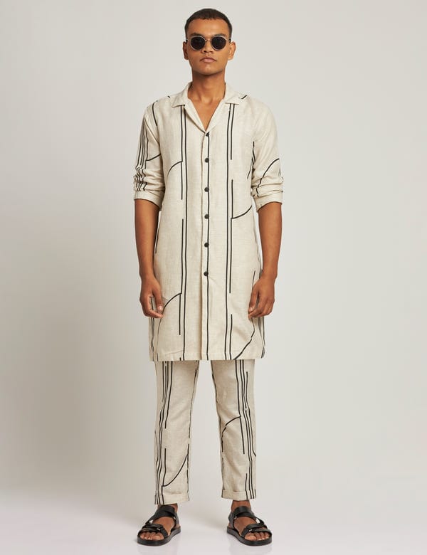 SON OF A NOBLE - SNOB — ATTUR KURTA TRACKS - IVORY