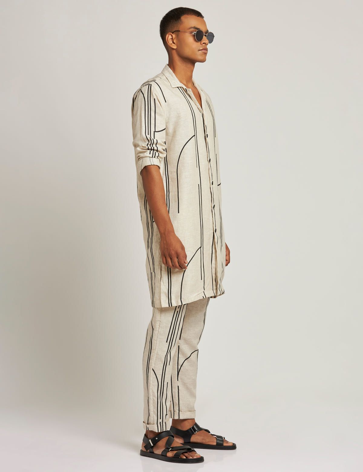 ATTUR KURTA TRACKS - IVORY - image 2