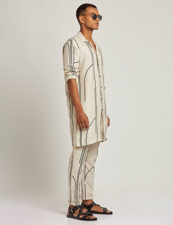 SON OF A NOBLE - SNOB — ATTUR KURTA TRACKS - IVORY