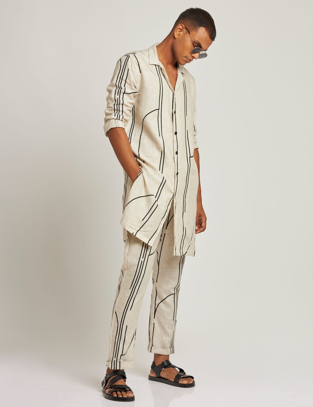 ATTUR KURTA TRACKS - IVORY - image 5