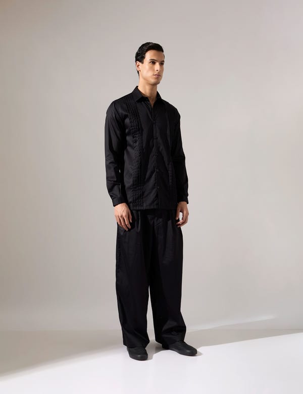 SON OF A NOBLE - SNOB — Peter Shirt - Black - Look