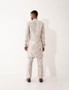 ZANDER BLOT KURTA - IVORY view 5
