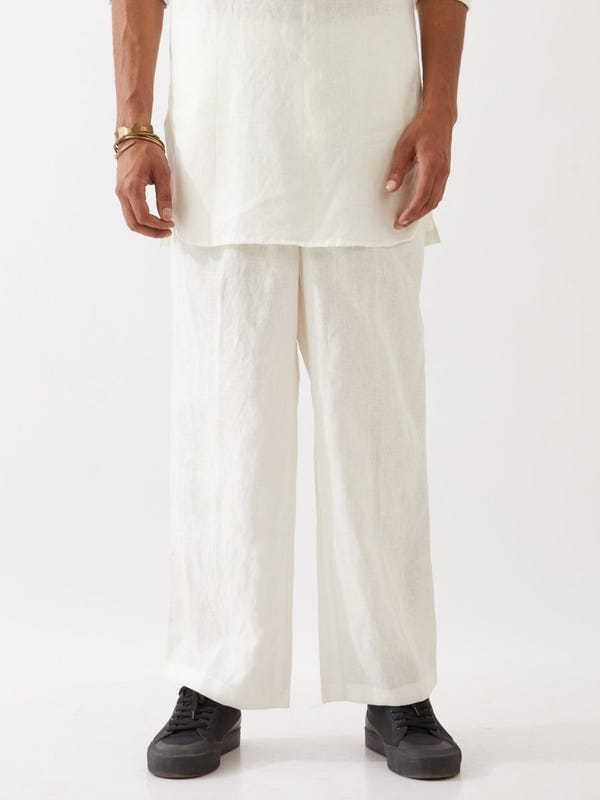 SON OF A NOBLE - SNOB — FINN TROUSER - WHITE