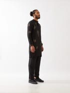 HAYES SILK KURTA SET - BLACK view 6