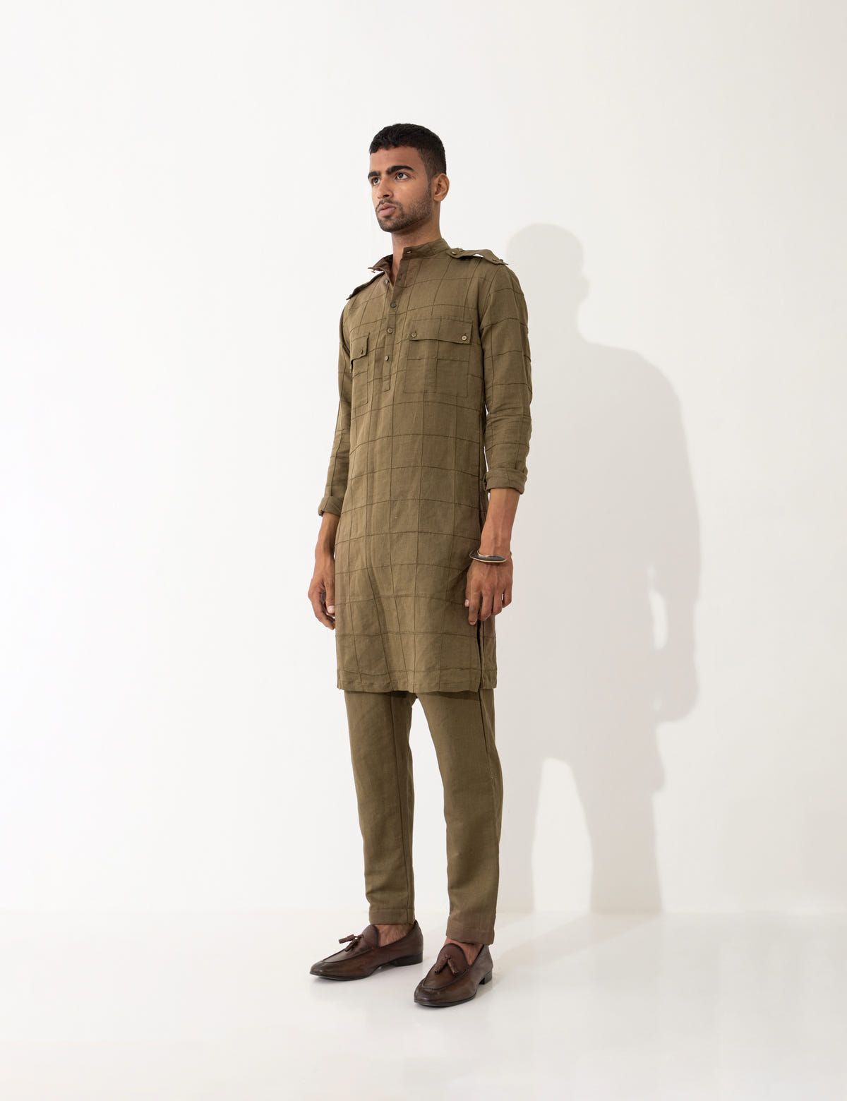 CARTER KURTA SET  - BROWN - image 3