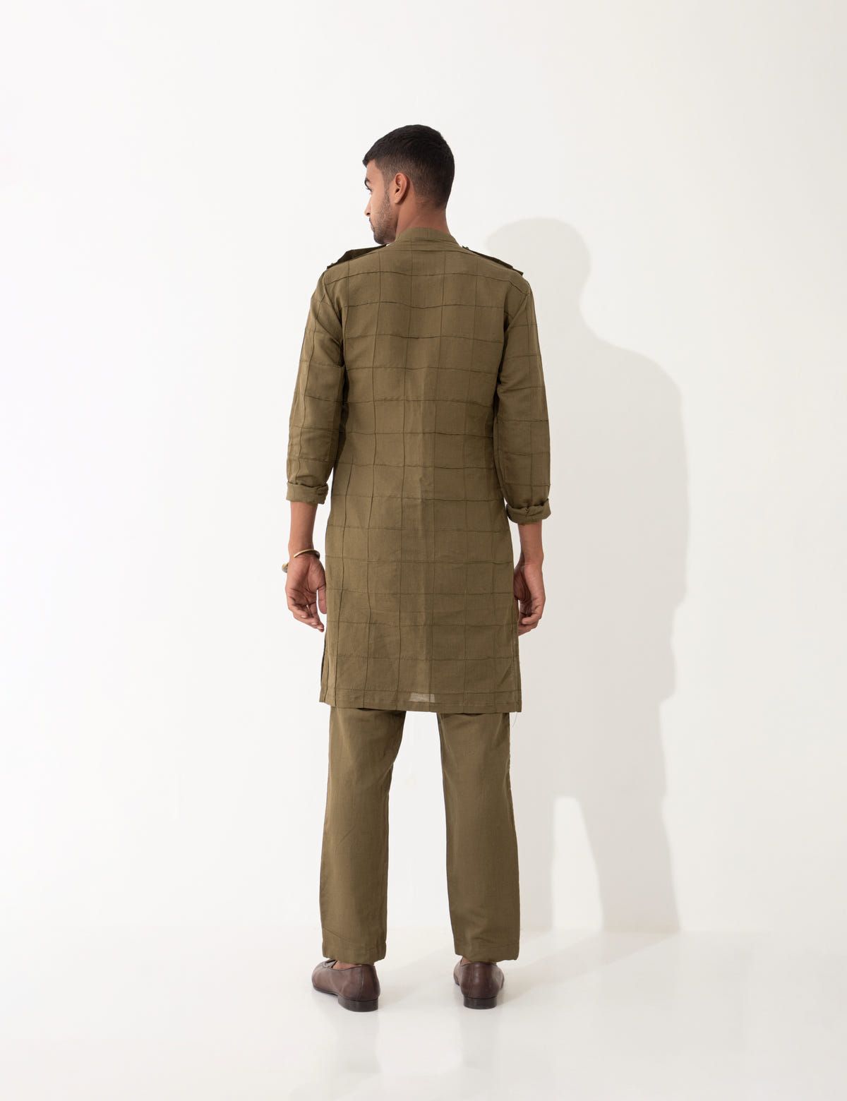 CARTER KURTA SET  - BROWN - image 5