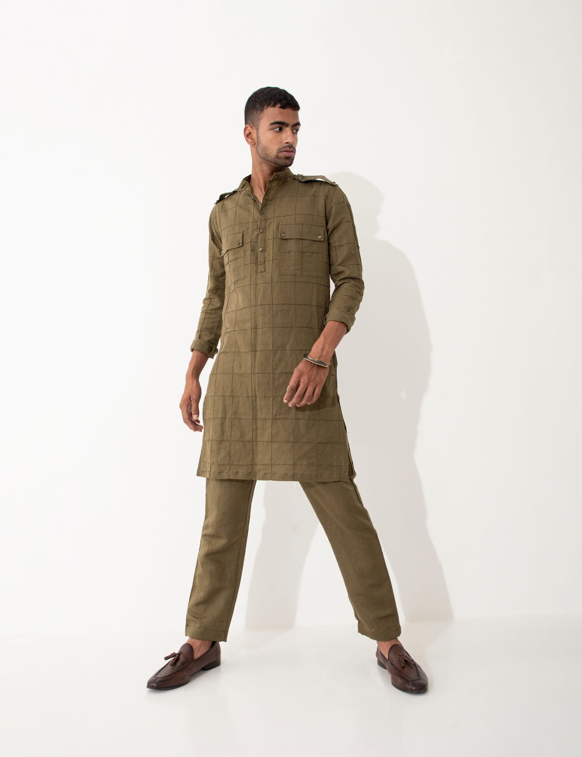CARTER KURTA SET  - BROWN - image 6
