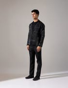 Tony Multi Panel Blazer Look - Black view 3