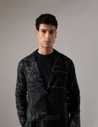 Tony Multi Panel Blazer Look - Black view 6