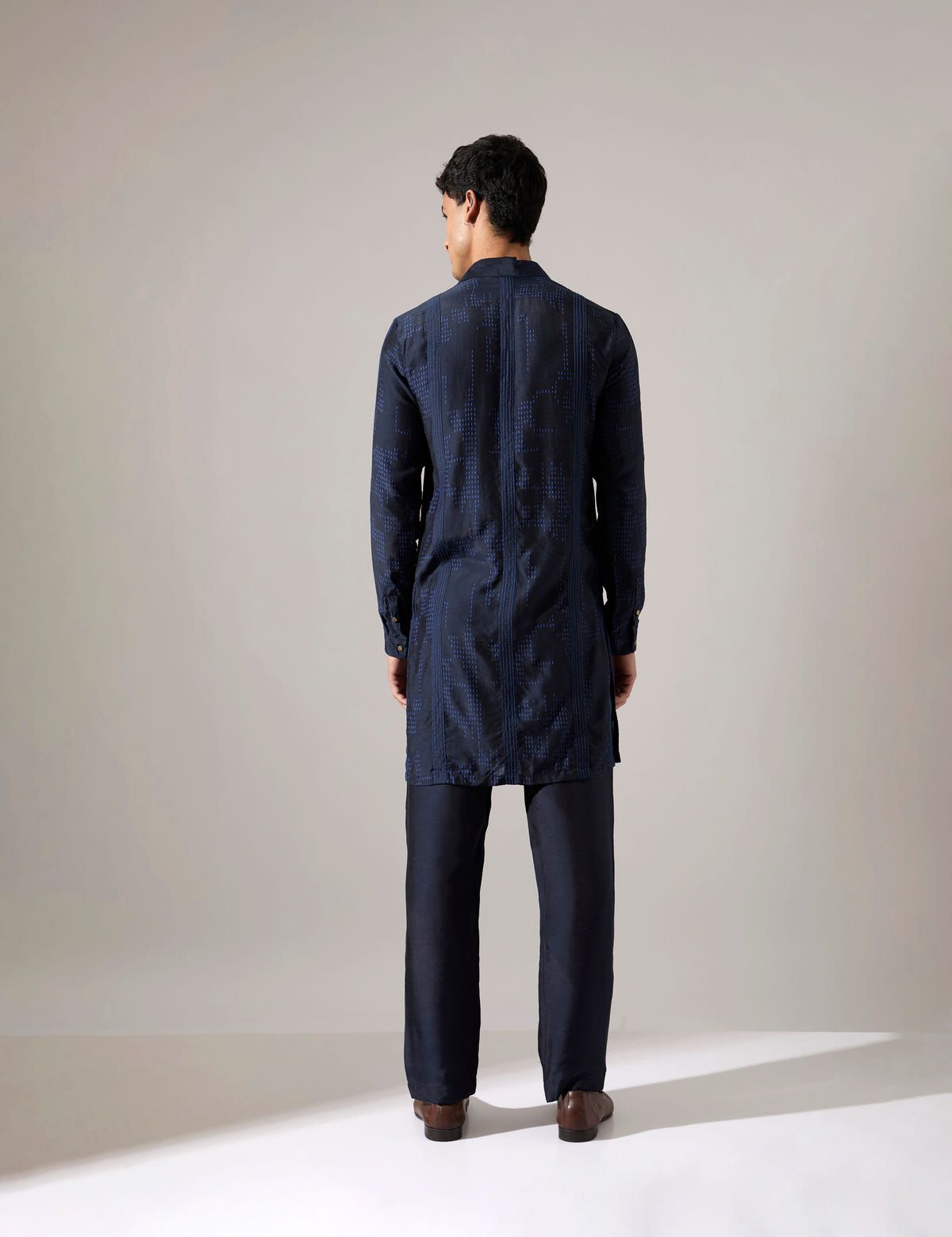 Bryce Dash Kurta Set - Navy - image 5