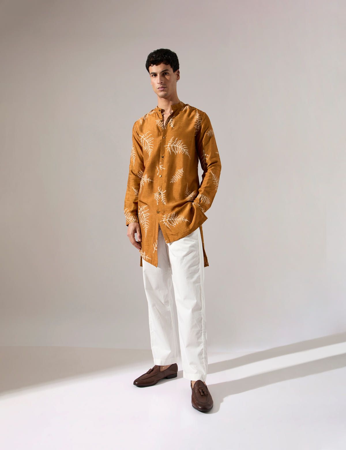 Sebastian Fern Kurta Set - Mustard - image 2