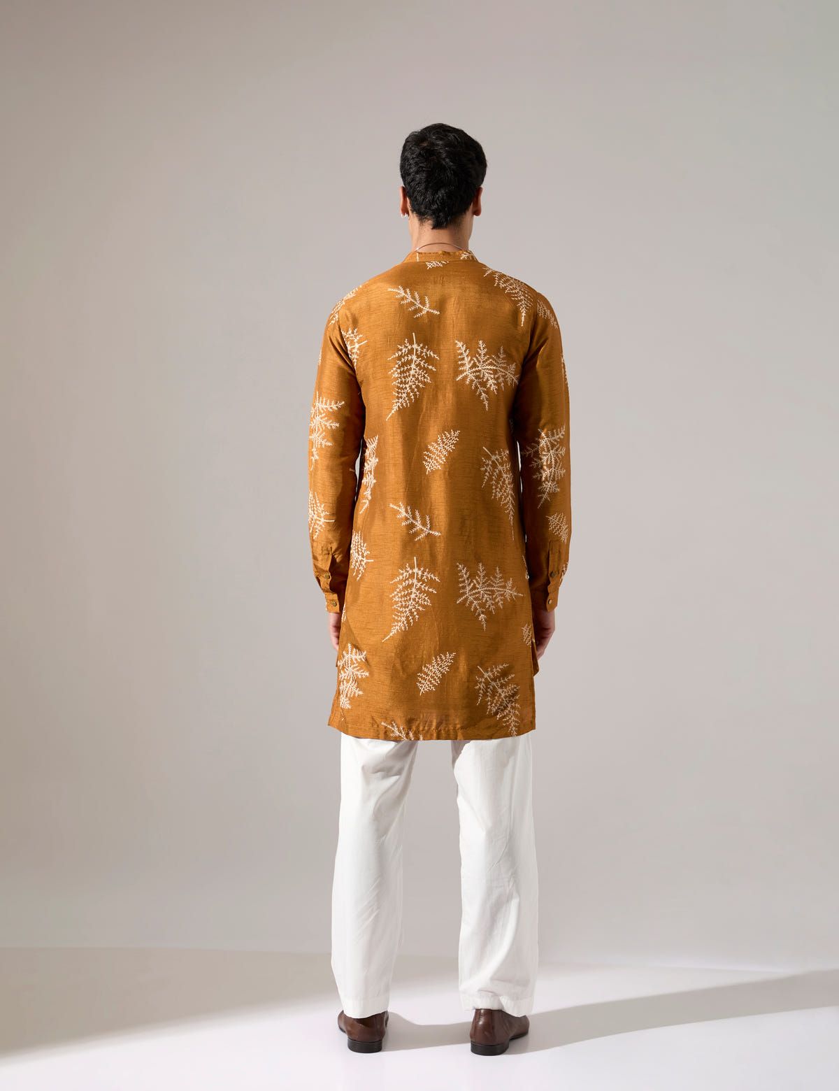 Sebastian Fern Kurta Set - Mustard - image 4