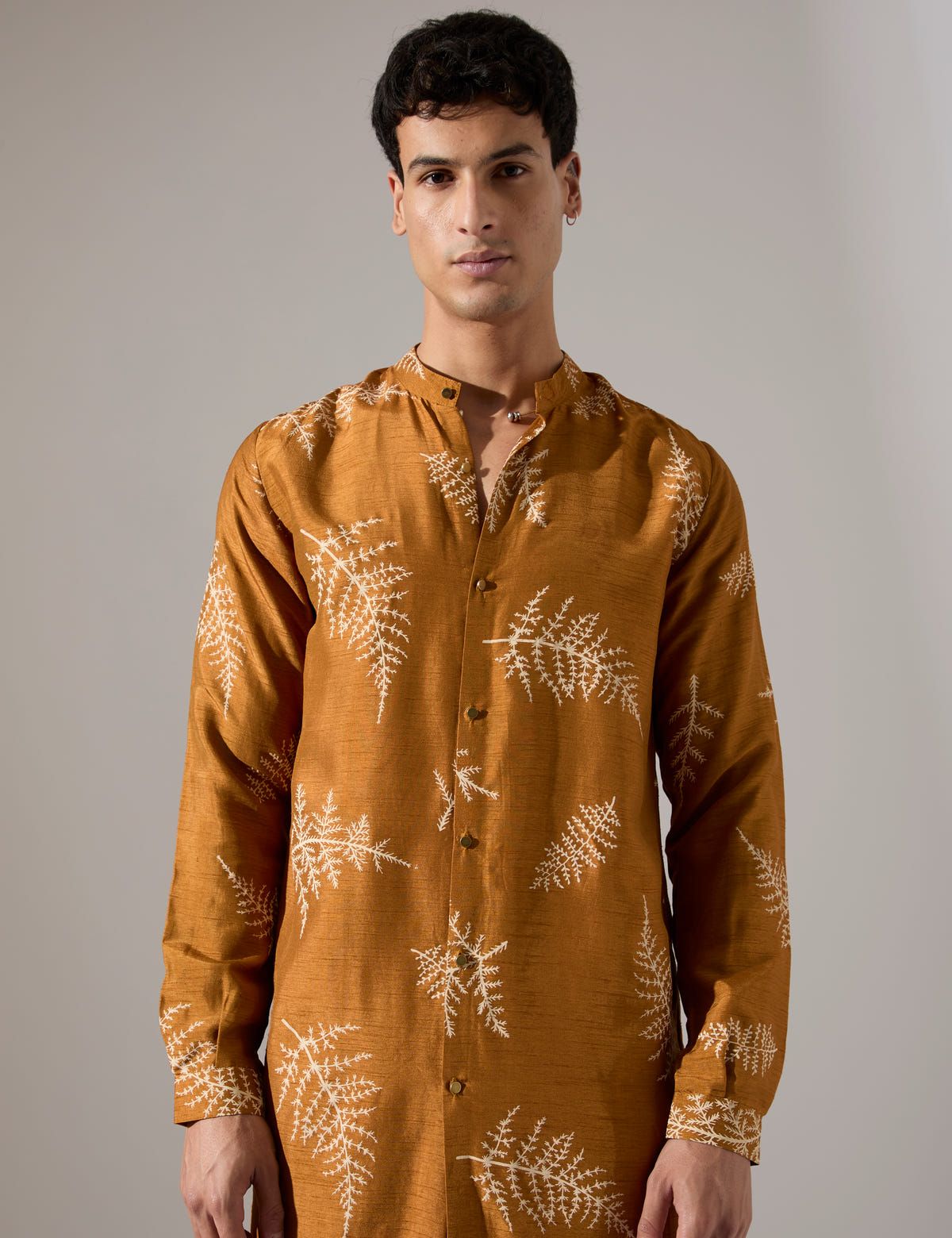 Sebastian Fern Kurta Set - Mustard - image 5