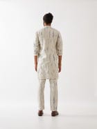 DECLAN BOTANICA KURTA SET - IVORY view 5