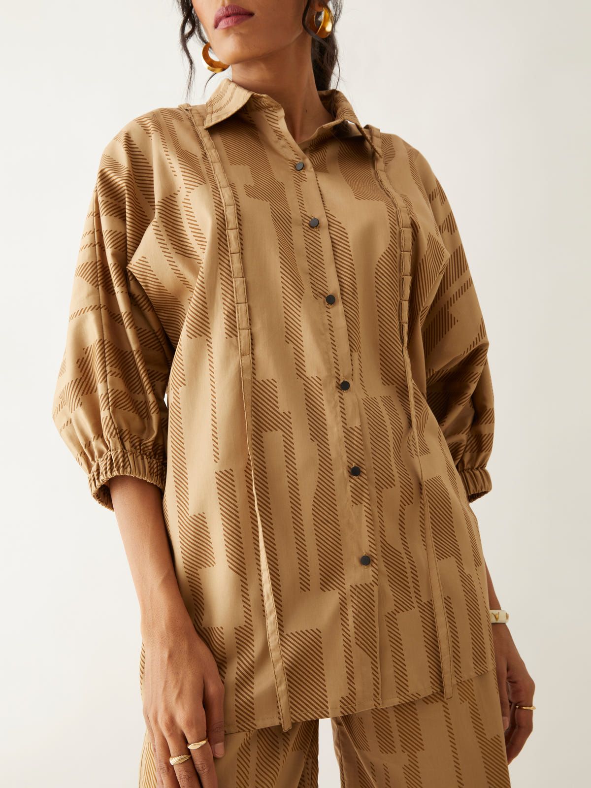 DANA SHIRT - SAND - image 5