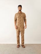 CAI CLOVER SHIRT SET - KHAKI view 1