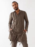 STAFAN KURTA SET - GREY view 1