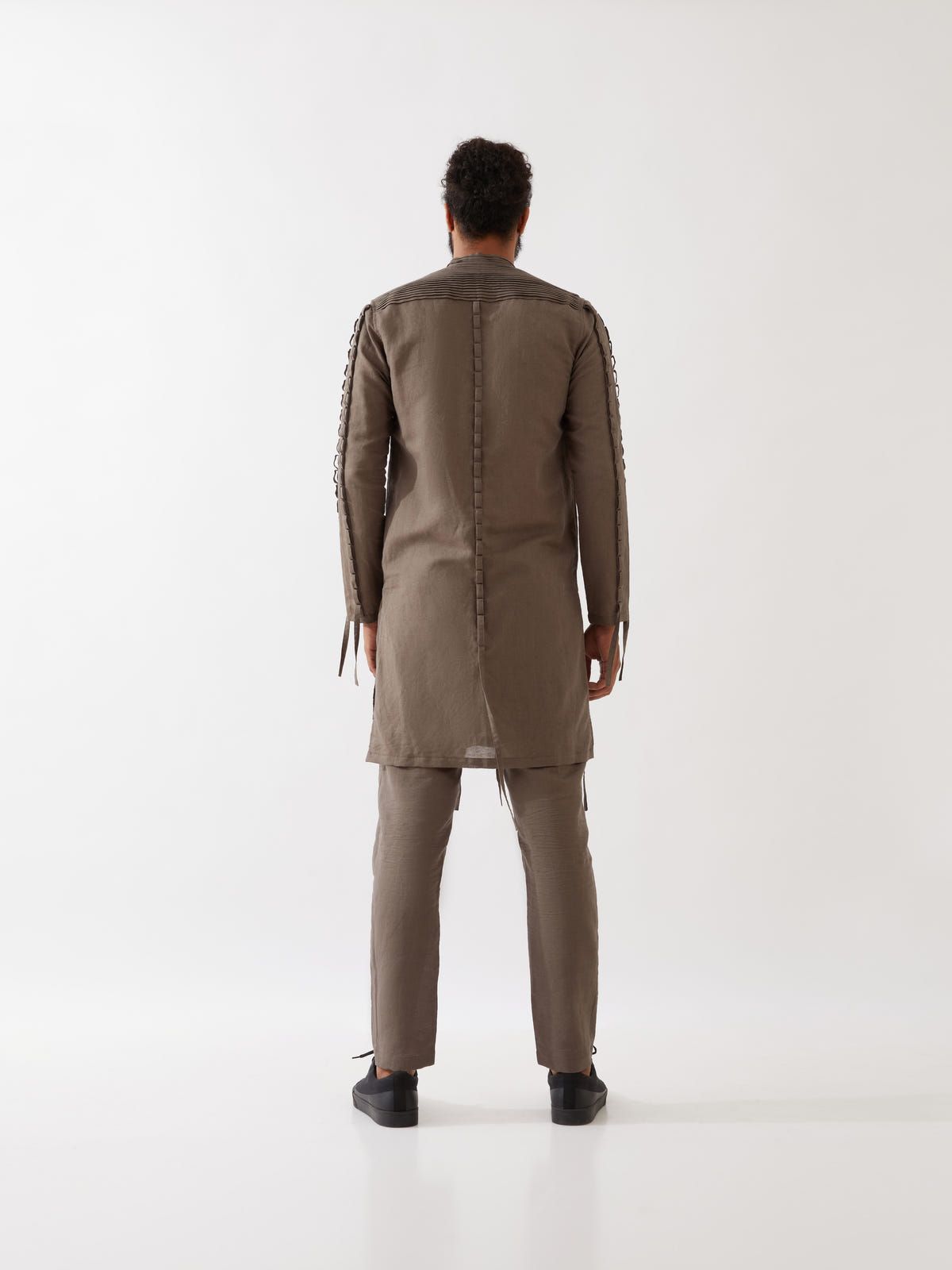 STAFAN KURTA SET - GREY - image 3