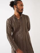 STAFAN KURTA SET - GREY view 6