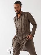 STAFAN KURTA SET - GREY view 7