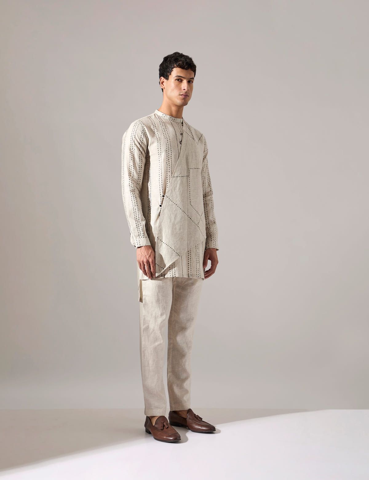 Caivs Riplee Kurta set - Ivory - image 3