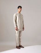 Caivs Riplee Kurta set - Ivory view 3