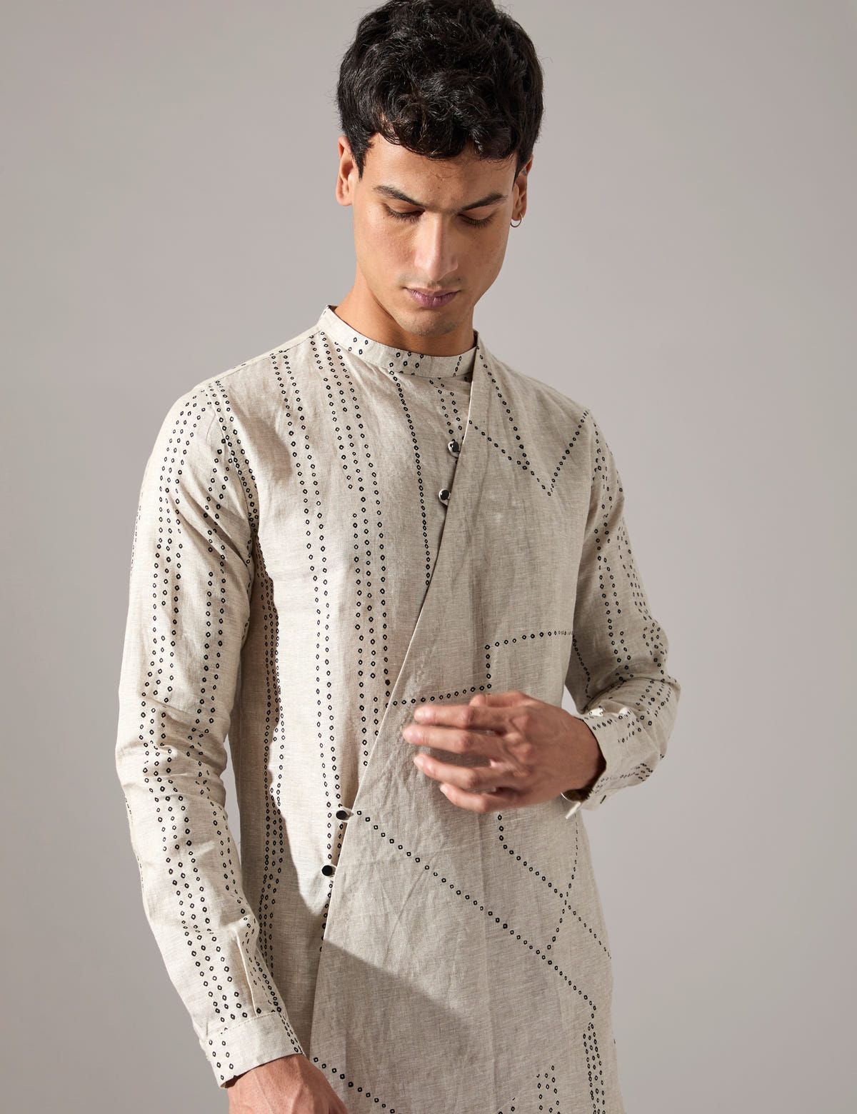 Caivs Riplee Kurta set - Ivory - image 4