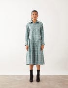 NESSA DRESS - SMOKE view 2