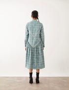 NESSA DRESS - SMOKE view 3
