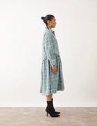 NESSA DRESS - SMOKE view 4