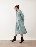 NESSA DRESS - SMOKE view 5