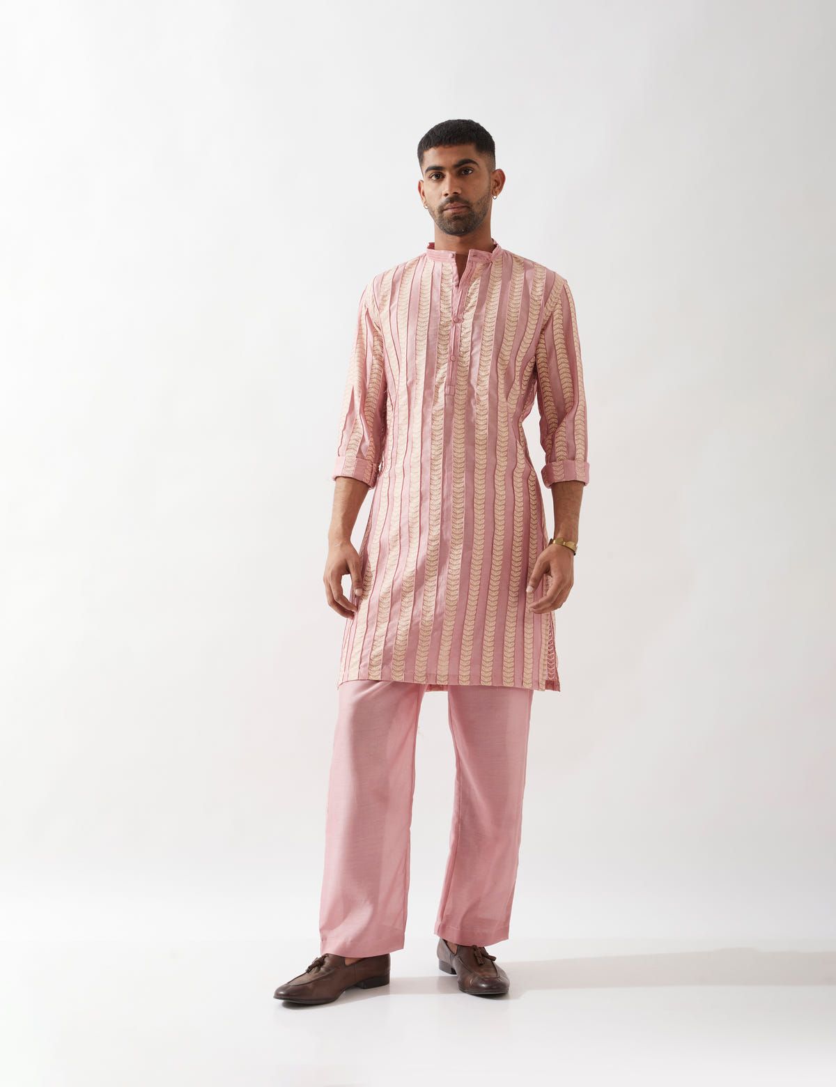 TISON CATKIN KURTA SET - PINK - image 2