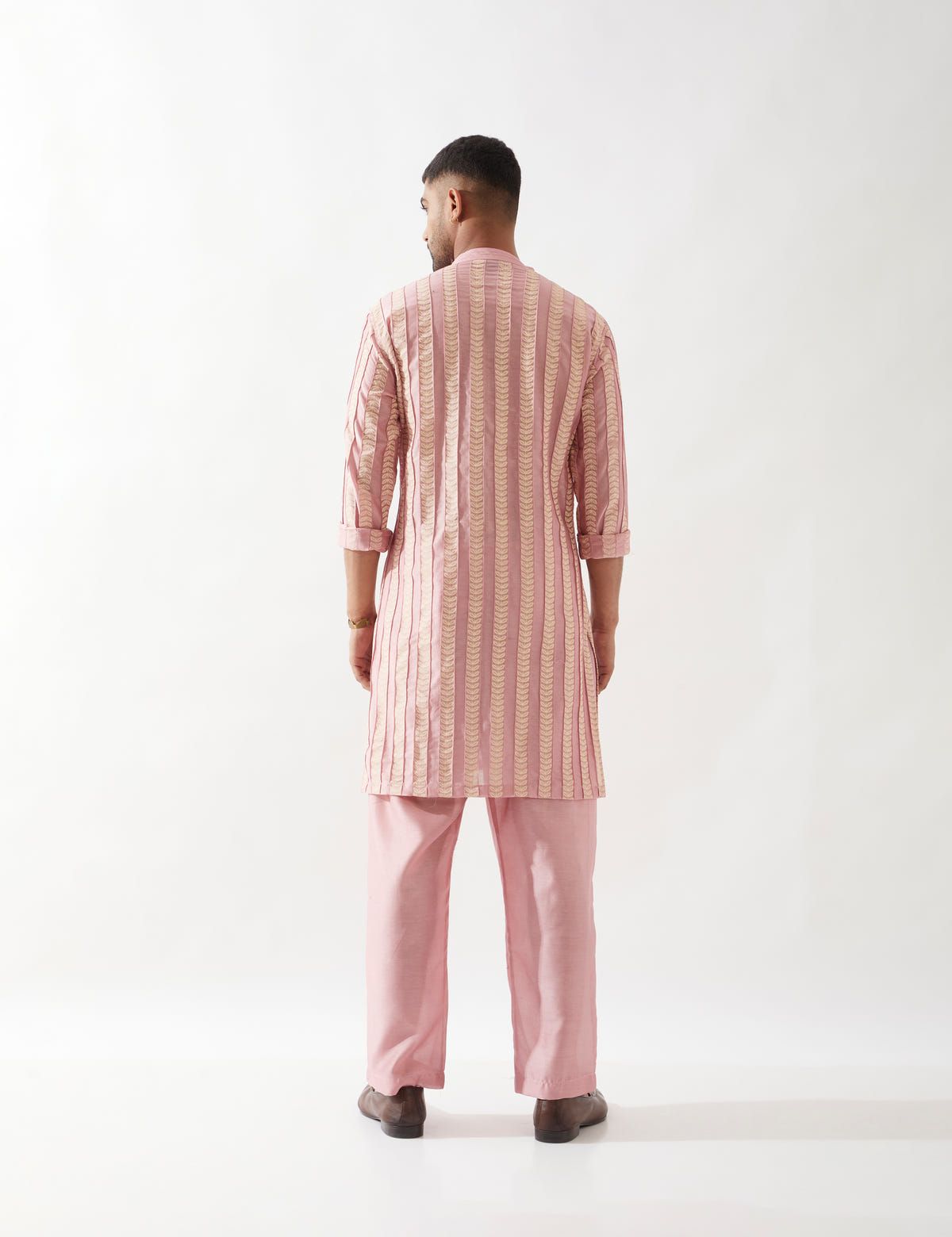 TISON CATKIN KURTA SET - PINK - image 4