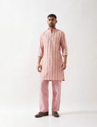TISON CATKIN KURTA SET - PINK view 5