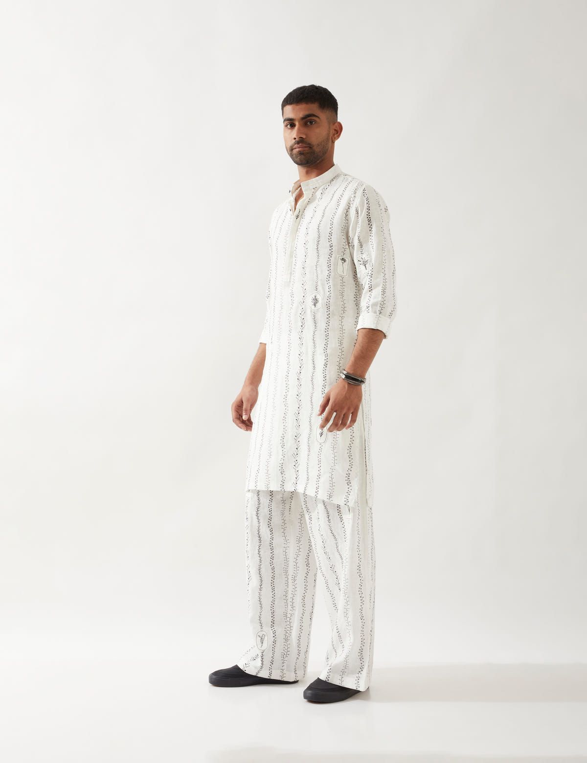 KEVIN VINE KURTA SET - WHITE - image 2