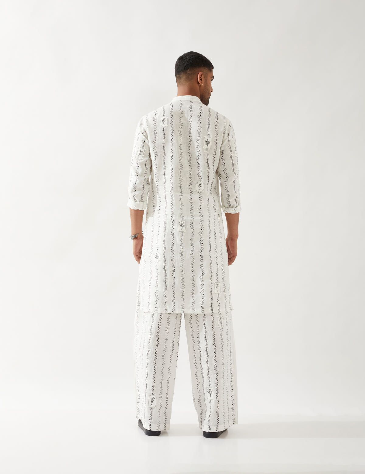 KEVIN VINE KURTA SET - WHITE - image 3