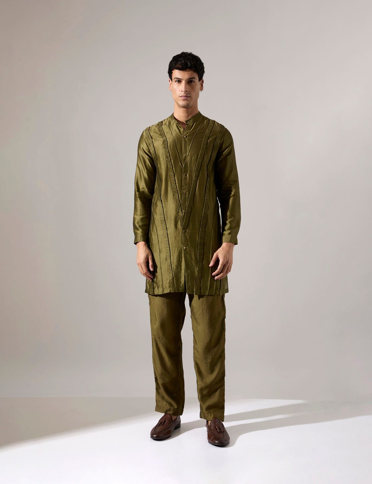 Hayden Kurta Set - Olive - image 1