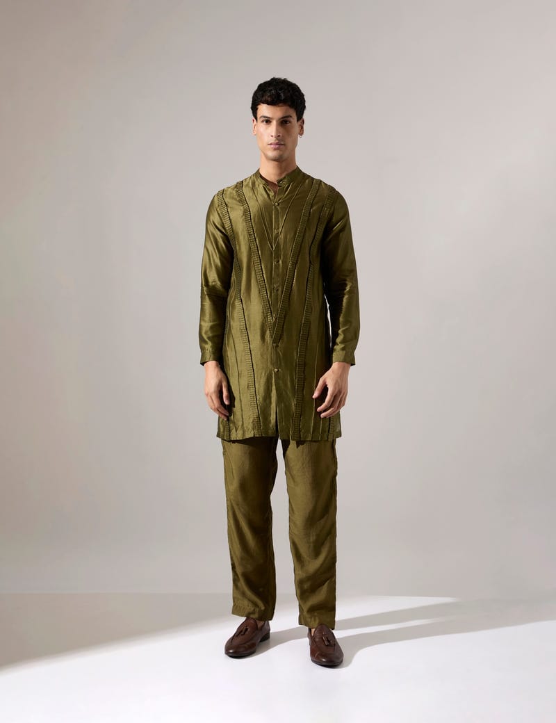 Hayden Kurta Set - Olive