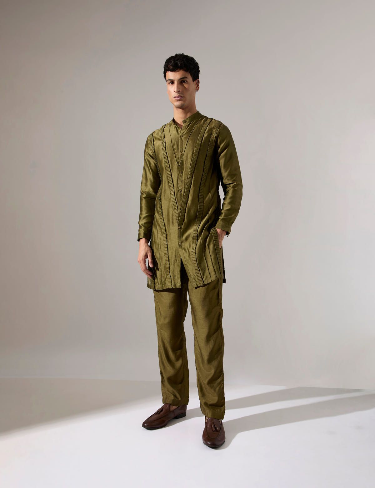 Hayden Kurta Set - Olive - image 2