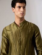 Hayden Kurta Set - Olive view 5