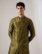 Hayden Kurta Set - Olive view 6
