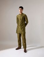 Hayden Kurta Set - Olive view 7