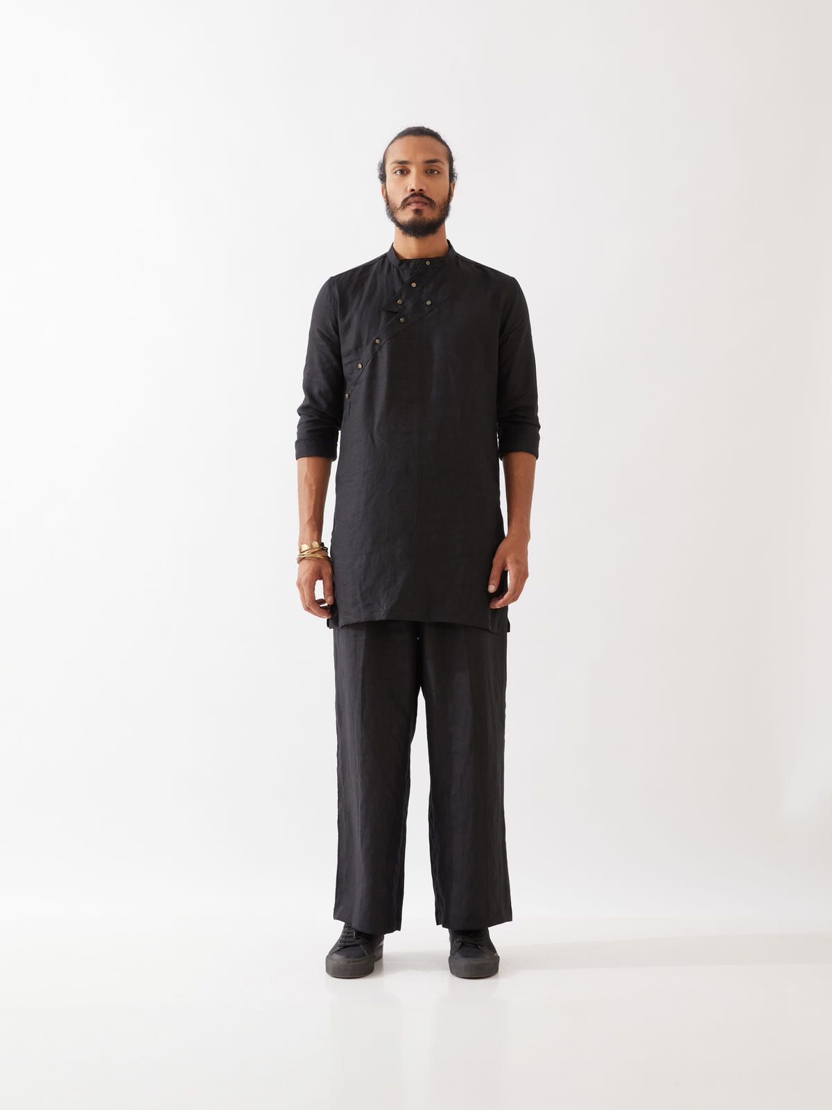 JACE KURTA - BLACK - image 2