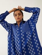 RUBY DRESS - COBALT view 5