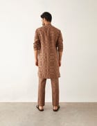 SIMO BALANCE KURTA SET - BROWN view 3