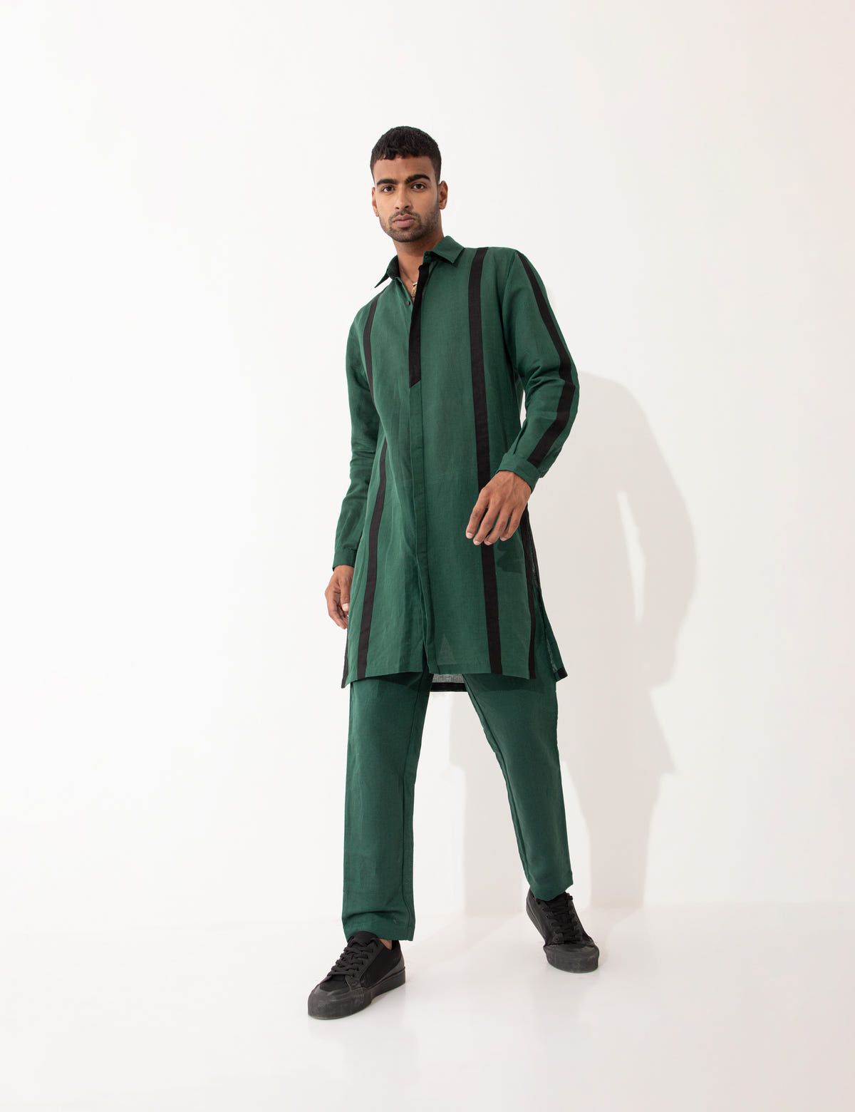 KAIN KURTA SET - GREEN - image 1